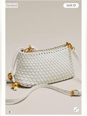 NWT ANTHROPOLOGY Calla Woven Crossbody Bag